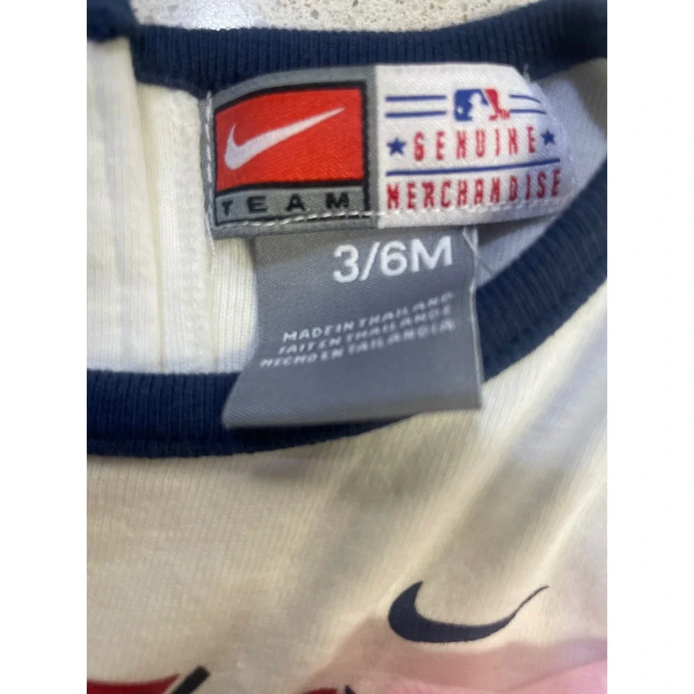 Nike Texas Rangers Baby Bodysuit Set 2 Pack Pink White MLB 3-6 Months